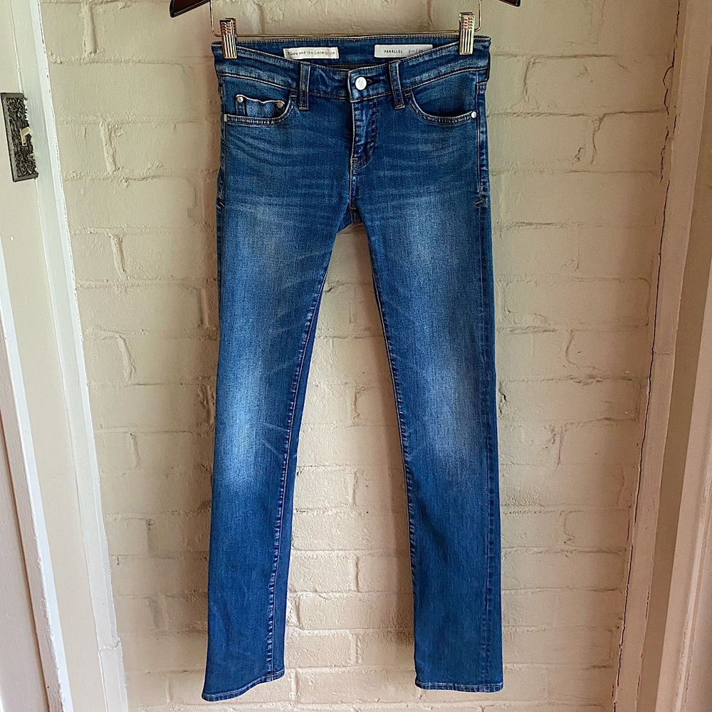 Anthropologie Pilcro and the Letterpress sz 25 parallel straight leg denim